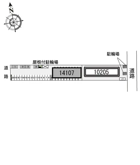 ★手数料０円★天理市富堂町　月極駐車場（LP）